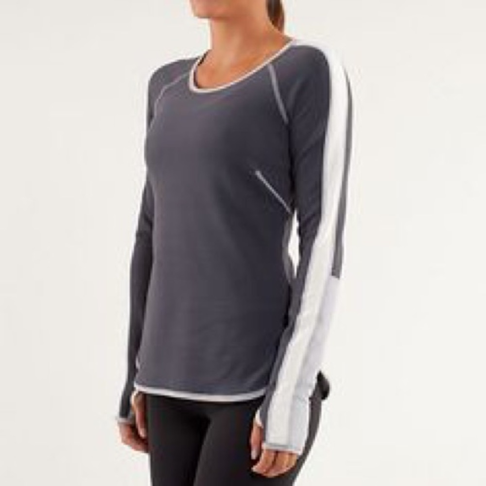 Lululemon | grey reversible fleece • 10